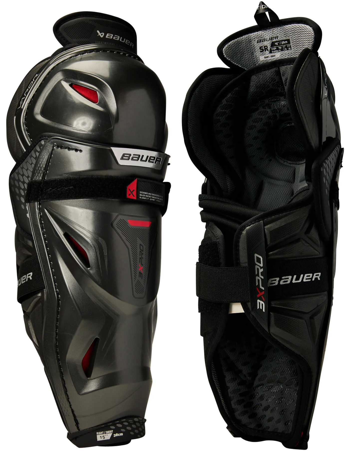 Bauer Vapor 3X Pro Intermediate Shin Guards 1 Bauer Vapor 3X Pro Intermediate Shin Guards