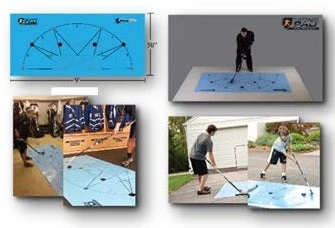 Blue Sports Stickhandling And Shooting Attack Pad 1 Blue Sports Stickhandling And Shooting Attack Pad