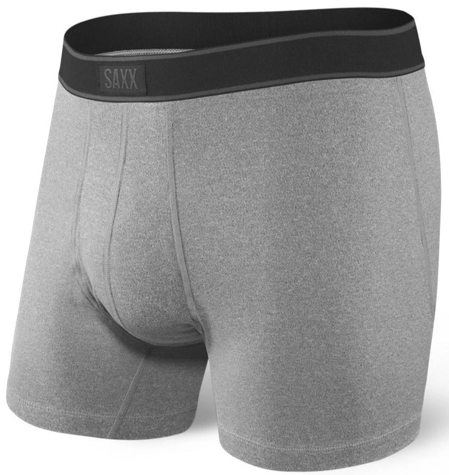 SAXX Daytripper Boxer Brief Fly Grey Heather 1 SAXX Daytripper Boxer Brief Fly Grey Heather