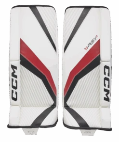 CCM YTFLEX 3 Youth Goalie Pads -Hockey Supremacy GPYFX3 WHTBKRD 01