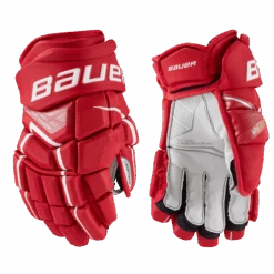 Bauer Supreme Ultrasonic Senior Hockey Gloves 11 Bauer Supreme Ultrasonic Senior Hockey Gloves -Hockey Supremacy SUPREMEULTRASONICGloveSenior RED
