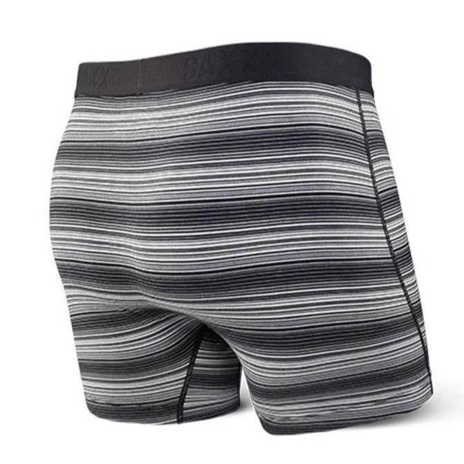 SAXX Ultra Boxer Fly Black Ombre Stripe 2 SAXX Ultra Boxer Fly Black Ombre Stripe - Image 2