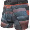 SAXX Kinetic HD Boxer Brief Black Sonic Stripe