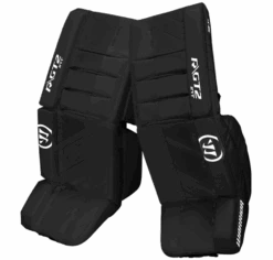 Warrior Ritual GT2 Intermediate Goalie Pads (w/ Knee Pads) -Hockey Supremacy warrior ritual gt2 intermediate goalie pads black