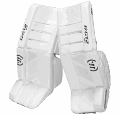 Warrior Ritual GT2 Intermediate Goalie Pads (w/ Knee Pads) -Hockey Supremacy warrior ritual gt2 intermediate goalie pads white