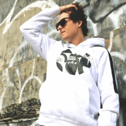 CCM Nostalgia Pucks Pullover Hoodie Adult -Hockey Supremacy whitehoodie